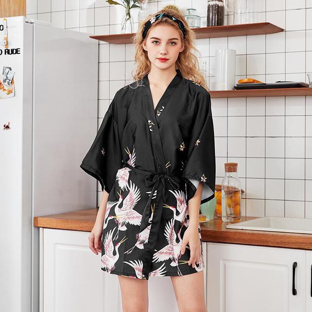 Robe De Chambre Kimono Femme | Peignoir Royal
